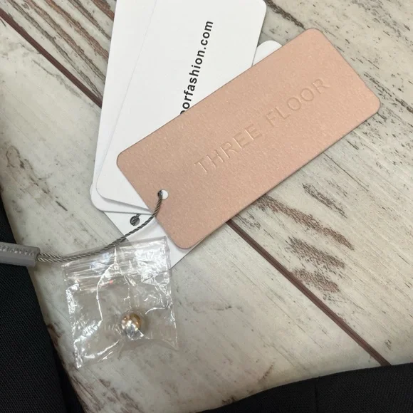 Three Floor Black Embellished Mesh Halter Dress Size 0 XXS Zip Back NWT - Picture 6 of 16